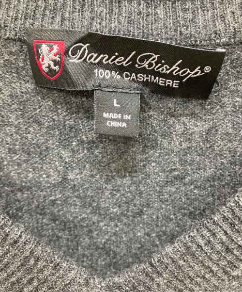 daniel bishop（ダニエル・ビショップ）daniel bishop (ダニエル・ビショップ) カシミヤニット グレー サイズ:Lの古着・服飾アイテム