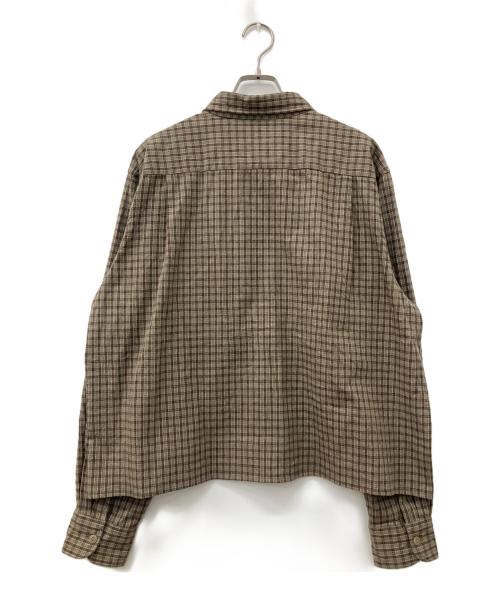 Marvine Pontiak shirts makers（マーヴィンポンティアックシャツメイカーズ）Marvine Pontiak shirts makers (マーヴィンポンティアックシャツメイカーズ) ボックスシルエットネルシャツ オリーブ サイズ:表記なしの古着・服飾アイテム