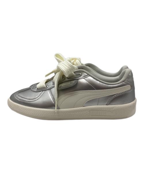 PUMA（プーマ）PUMA (プーマ) PUMA PALERMO WIDE LACE METALLIC シルバー サイズ:24.5cmの古着・服飾アイテム