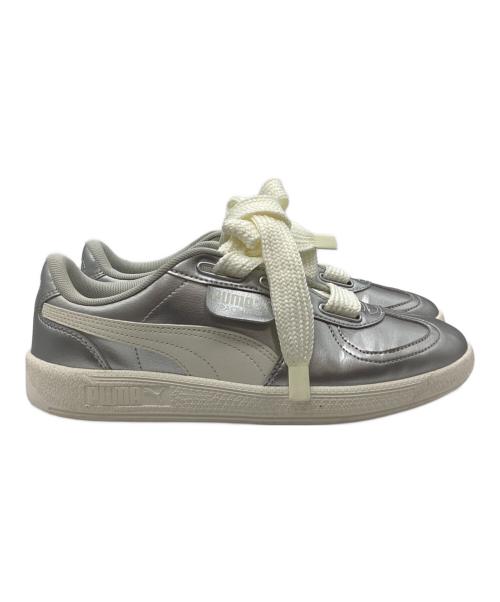 PUMA（プーマ）PUMA (プーマ) PUMA PALERMO WIDE LACE METALLIC シルバー サイズ:24.5cmの古着・服飾アイテム