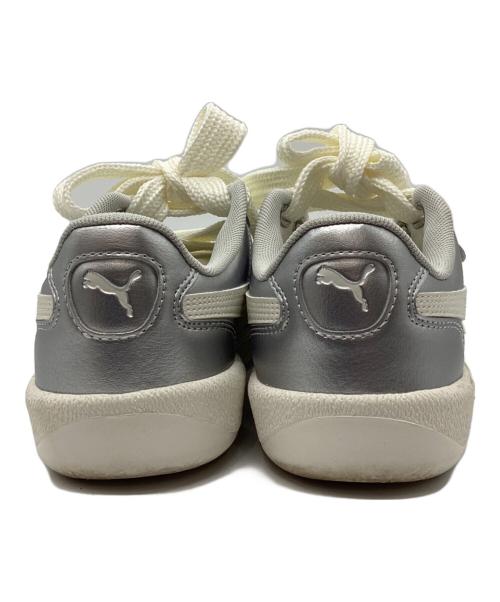 PUMA（プーマ）PUMA (プーマ) PUMA PALERMO WIDE LACE METALLIC シルバー サイズ:24.5cmの古着・服飾アイテム