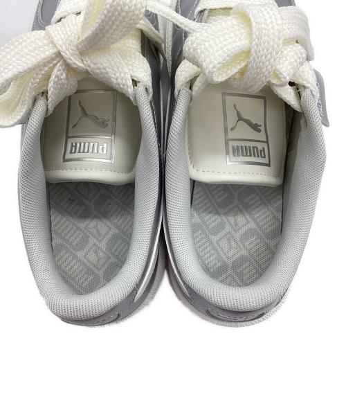 PUMA（プーマ）PUMA (プーマ) PUMA PALERMO WIDE LACE METALLIC シルバー サイズ:24.5cmの古着・服飾アイテム