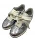 PUMA（プーマ）の古着「PUMA PALERMO WIDE LACE METALLIC」｜シルバー