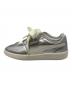 PUMA (プーマ) PUMA PALERMO WIDE LACE METALLIC シルバー サイズ:24.5cm：3000円