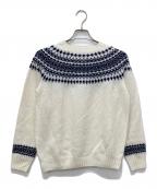 Harley of SCOTLANDハーレーオブスコットランド）の古着「ノルディックセーター」｜ホワイト