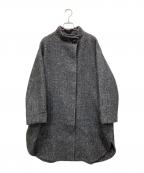 green label relaxingグリーンレーベルリラクシング）の古着「BALLIスタンドカラーコート」｜ブラック