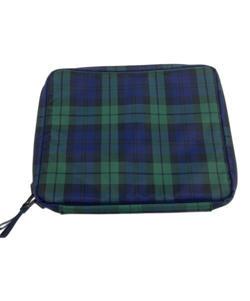 PORTER（ポーター）PORTER (ポーター) マルチケース ネイビー×グリーンの古着・服飾アイテム