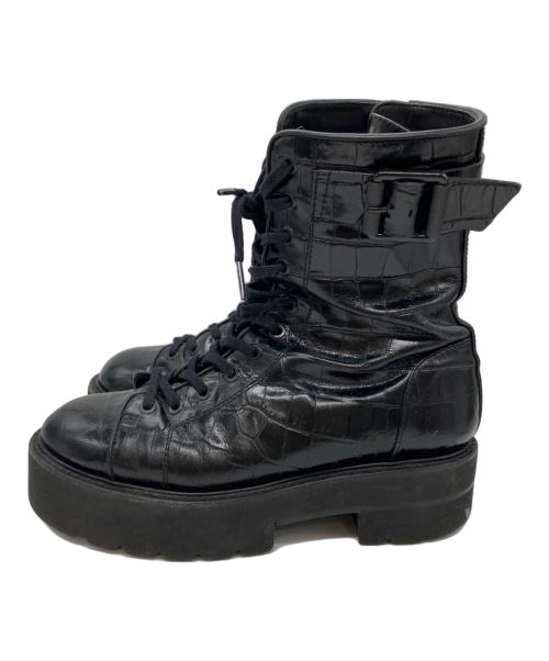 STUART WEITZMAN（スチュアートワイツマン）STUART WEITZMAN (スチュアートワイツマン) ショートブーツ ブラック サイズ:36 1/2の古着・服飾アイテム