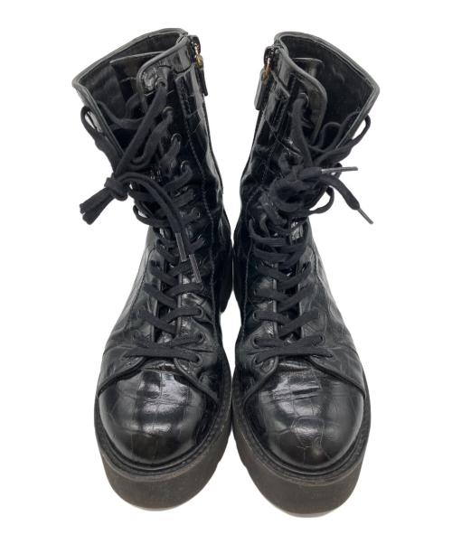 STUART WEITZMAN（スチュアートワイツマン）STUART WEITZMAN (スチュアートワイツマン) ショートブーツ ブラック サイズ:36 1/2の古着・服飾アイテム