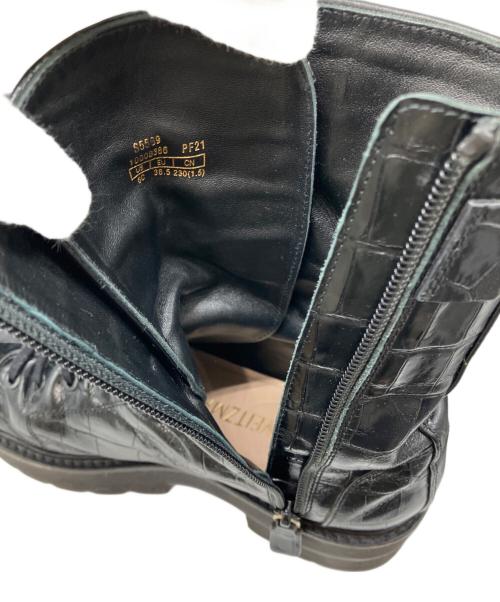 STUART WEITZMAN（スチュアートワイツマン）STUART WEITZMAN (スチュアートワイツマン) ショートブーツ ブラック サイズ:36 1/2の古着・服飾アイテム