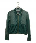 COMME des GARCONS HOMME PLUSコムデギャルソンオムプリュス）の古着「96SSリフレクター期メッシュジャケット」｜グリーン