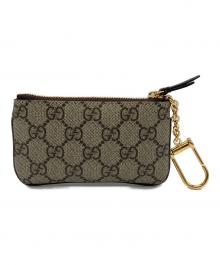 GUCCI（グッチ）の古着「GGスプリーム オフディア コインケース」｜ブラウン