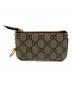 GUCCI (グッチ) GGスプリーム オフディア コインケース ブラウン：25000円