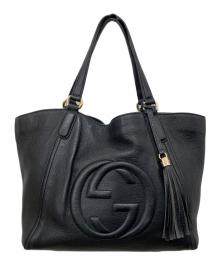 GUCCI（グッチ）の古着「ソーホー インターロッキングGハンドバッグ」｜ブラック