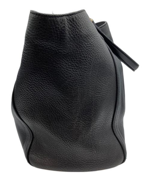 GUCCI（グッチ）GUCCI (グッチ) ソーホー インターロッキングGハンドバッグ ブラックの古着・服飾アイテム