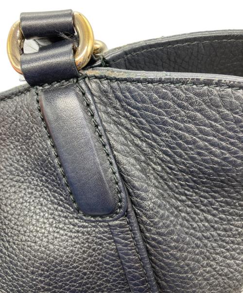 GUCCI（グッチ）GUCCI (グッチ) ソーホー インターロッキングGハンドバッグ ブラックの古着・服飾アイテム