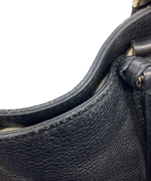 GUCCI（グッチ）GUCCI (グッチ) ソーホー インターロッキングGハンドバッグ ブラックの古着・服飾アイテム