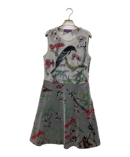 VIVIENNE TAM（ヴィヴィアンタム）VIVIENNE TAM (ヴィヴィアンタム) ワンピース グレー サイズ:6の古着・服飾アイテム