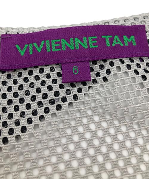 VIVIENNE TAM（ヴィヴィアンタム）VIVIENNE TAM (ヴィヴィアンタム) ワンピース グレー サイズ:6の古着・服飾アイテム