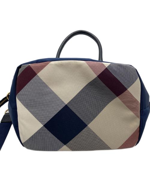 BLUE LABEL CRESTBRIDGE（ブルーレーベルクレストブリッジ）BLUE LABEL CRESTBRIDGE (ブルーレーベルクレストブリッジ) ナイロン2wayバッグ ネイビーの古着・服飾アイテム