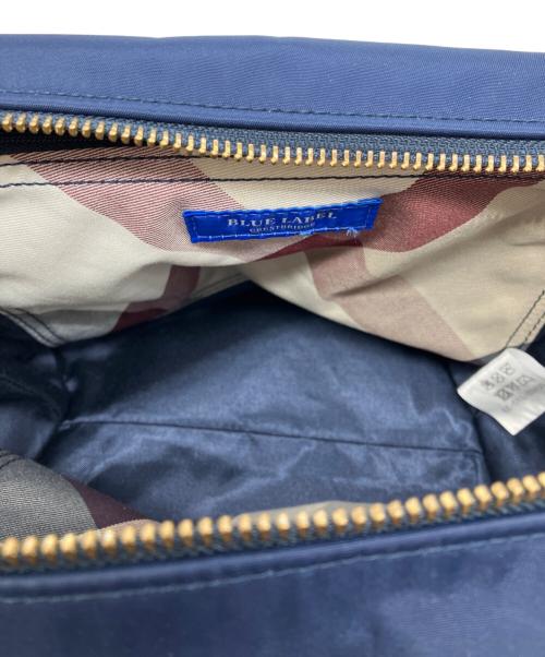 BLUE LABEL CRESTBRIDGE（ブルーレーベルクレストブリッジ）BLUE LABEL CRESTBRIDGE (ブルーレーベルクレストブリッジ) ナイロン2wayバッグ ネイビーの古着・服飾アイテム