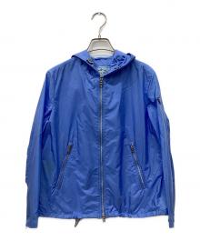 PRADA（プラダ）の古着「トライアングルロゴナイロンジャケット」｜ブルー