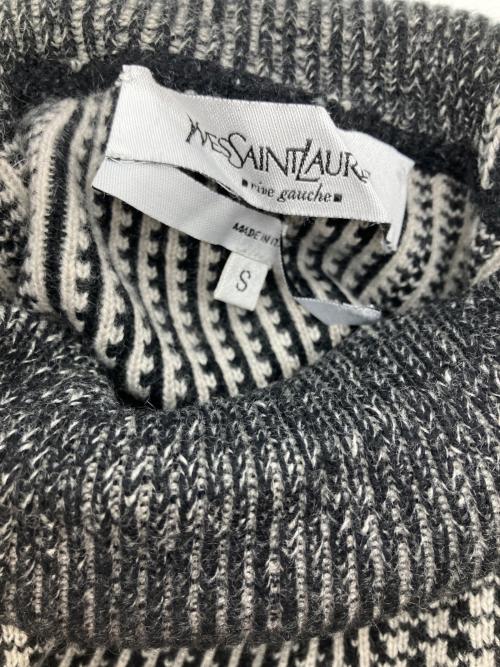 Yves Saint Laurent（イヴサンローラン）Yves Saint Laurent (イヴサンローラン) カシミヤタートルネックニット グレー サイズ:Sの古着・服飾アイテム