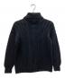 GUERNSEY WOOLLENS (ガンジーウーレンズ) フィッシャーマンニット ブラック サイズ:36：6000円