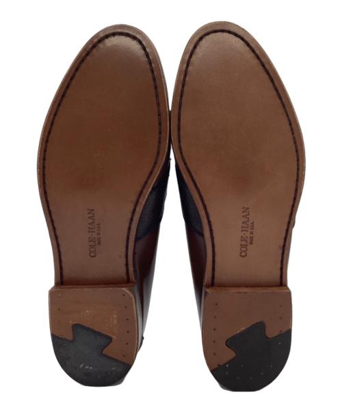 COLE HAAN（コールハーン）COLE HAAN (コールハーン) USA製キルトタッセルローファー ブラウン サイズ:8 1/2の古着・服飾アイテム