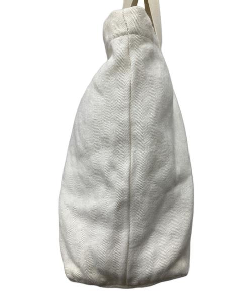 SLOW（スロウ）SLOW (スロウ) キャンバストートバッグ ホワイトの古着・服飾アイテム