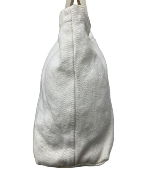 SLOW（スロウ）SLOW (スロウ) キャンバストートバッグ ホワイトの古着・服飾アイテム