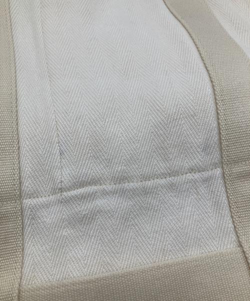 SLOW（スロウ）SLOW (スロウ) キャンバストートバッグ ホワイトの古着・服飾アイテム