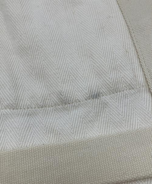 SLOW（スロウ）SLOW (スロウ) キャンバストートバッグ ホワイトの古着・服飾アイテム