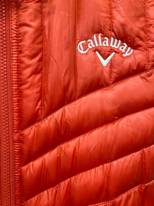 Callaway（キャロウェイ）Callaway (キャロウェイ) ダウンジャケット レッド サイズ:Lの古着・服飾アイテム
