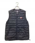 DANTONダントン）の古着「INNER DOWN VEST」｜ブラック