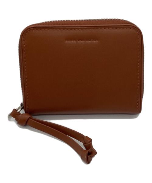 DRIES VAN NOTEN（ドリスヴァンノッテン）DRIES VAN NOTEN (ドリスヴァンノッテン) SMALL ZIP-AROUND WALLET ブラウンの古着・服飾アイテム