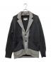 Maison Margiela（メゾンマルジェラ）の古着「ダブルレイヤードジャケット」｜グレー