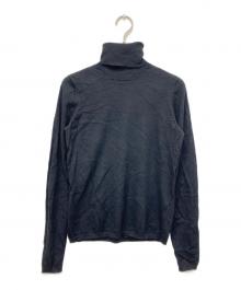 MaxMara（マックスマーラ）の古着「カシミア100％タートルネックニット」｜ブラック