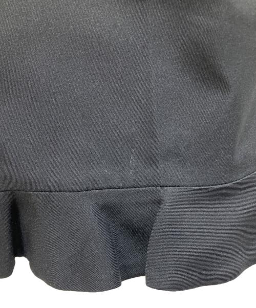 JIL SANDER（ジルサンダー）JIL SANDER (ジルサンダー) フリルヘム タックパンツ ブラック サイズ:32の古着・服飾アイテム