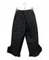 JIL SANDER (ジルサンダー) フリルヘム タックパンツ ブラック サイズ:32：12000円