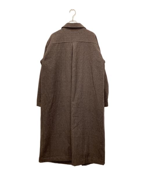 moi tytto（モイテュット）moi tytto (モイテュット) ロングコート ブラウン サイズ:Mの古着・服飾アイテム