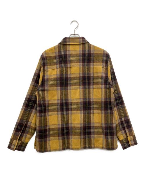 KITH（キス）KITH (キス) L/Sチェックシャツ イエロー サイズ:Lの古着・服飾アイテム