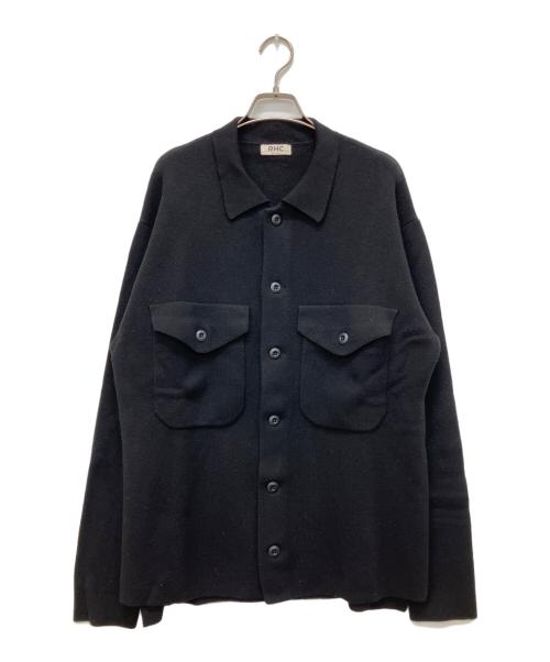 RHC Ron Herman（アールエイチシー ロンハーマン）RHC Ron Herman (アールエイチシー ロンハーマン) ウールカーディガン ブラック サイズ:Mの古着・服飾アイテム