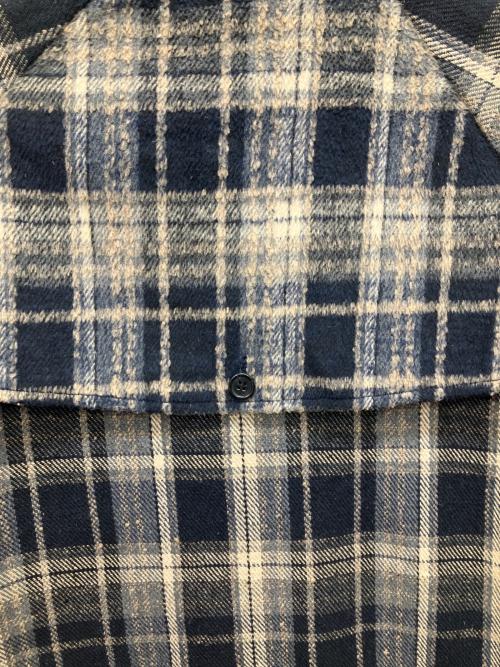 WANNA（ワナ）WANNA (ワナ) チェックジャケット ブラウン サイズ:Lの古着・服飾アイテム