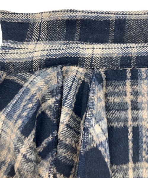 WANNA（ワナ）WANNA (ワナ) チェックジャケット ブラウン サイズ:Lの古着・服飾アイテム