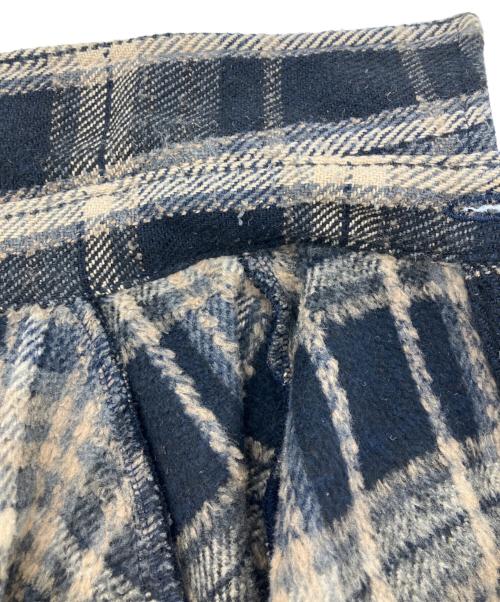 WANNA（ワナ）WANNA (ワナ) チェックジャケット ブラウン サイズ:Lの古着・服飾アイテム