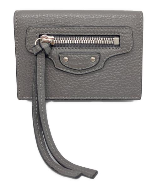 BALENCIAGA（バレンシアガ）BALENCIAGA (バレンシアガ) ネオクラシックコンパクト三つ折りウォレット グレーの古着・服飾アイテム