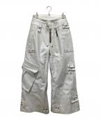 cozy worldwideコジー ワールドワイド）の古着「ホワイトカーゴパンツ」｜ホワイト