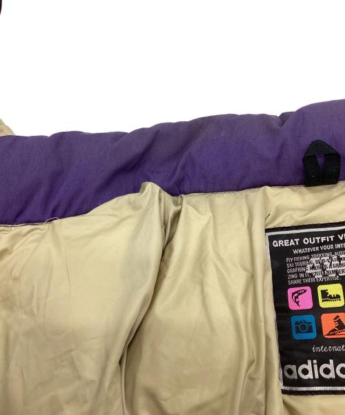 adidas（アディダス）adidas (アディダス) ダウンジャケット パープル サイズ:Lの古着・服飾アイテム