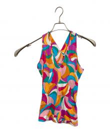 Emilio Pucci（エミリオ プッチ）の古着「クロスバックタンクトップ」｜マルチカラー